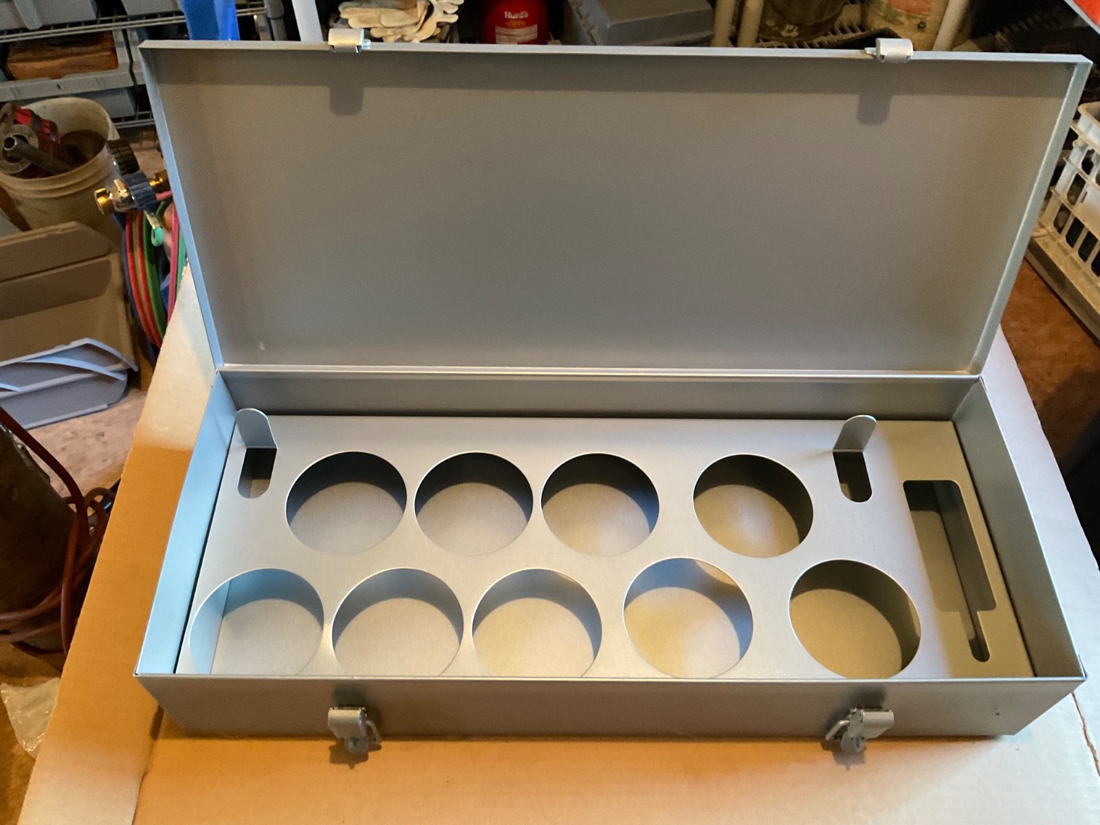 RIDGID 97375 Metal Case for 12R Die Heads (Holds 9 Die Heads) gallery