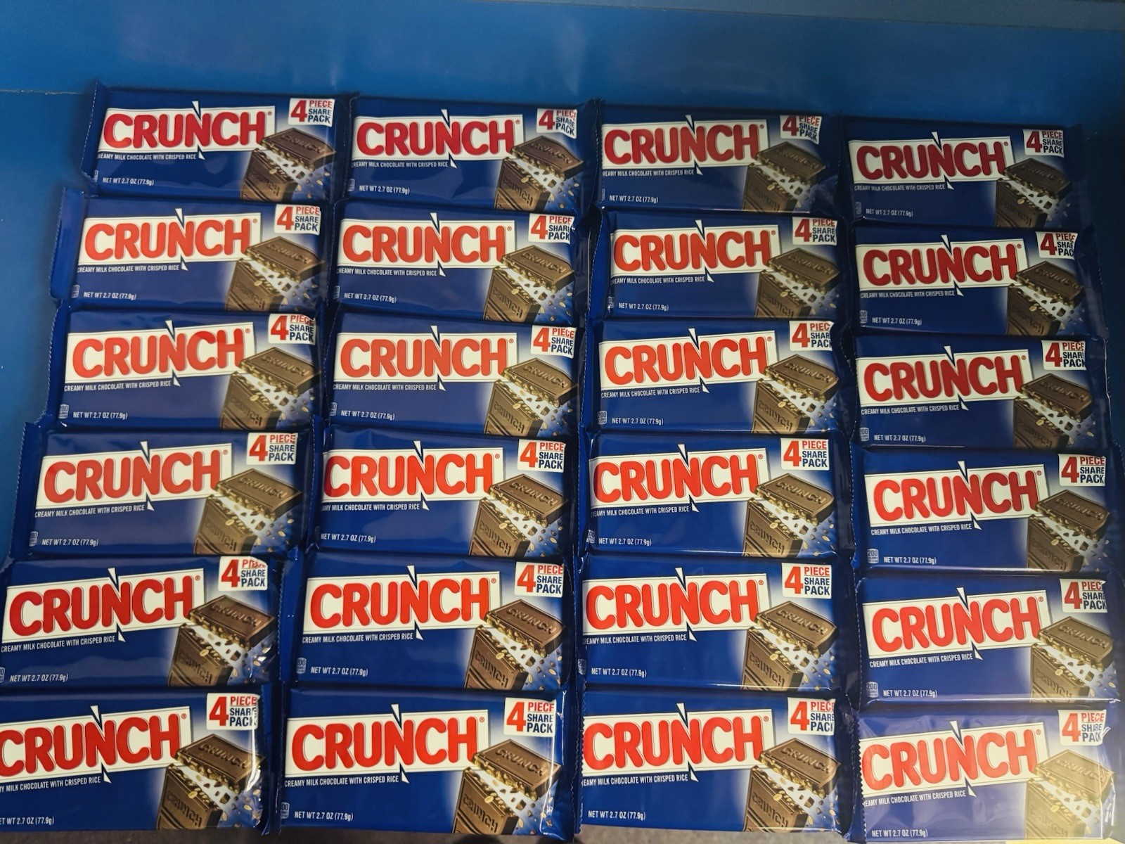 (24) Nestle Crunch Chocolate Bars Share Pack Crispy Candy Bulk BB: 09/26 gallery