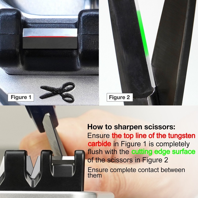 Kitchen Knife Scissors Sharpener Sharpening Tool for Straight & Serrated Knives gallery