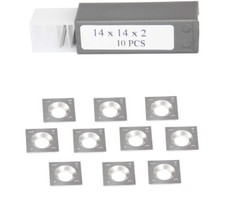14mm Jointers Planer Carbide Insert For Spiral/Helical Planer -10 Pack