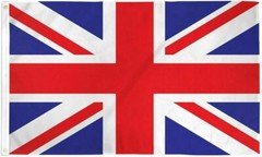 2×3 British SPUN POLYESTER Flag UK United Kingdom Banner Britain Union Jack