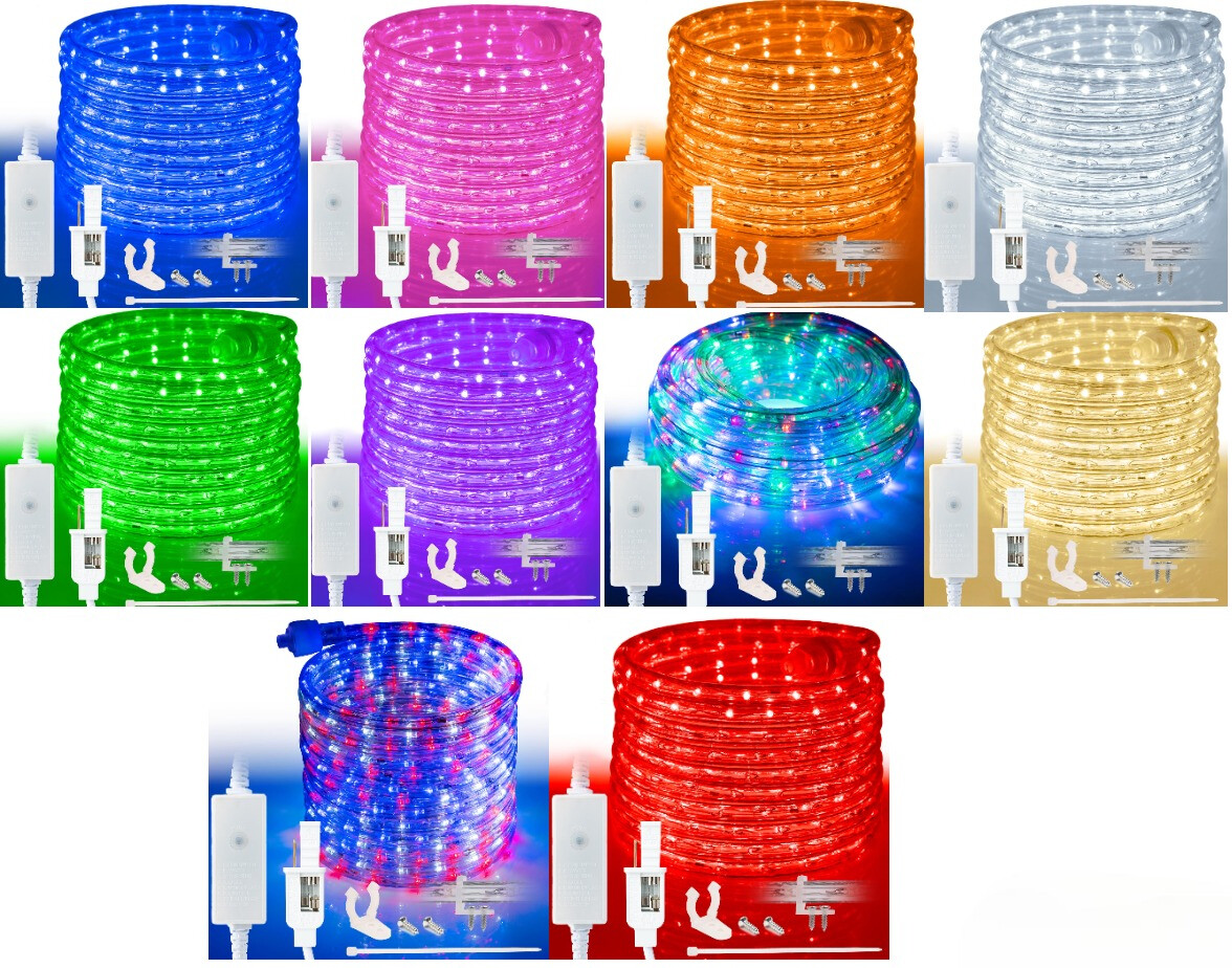 8-Mode LED Rope Light, Outdoor Waterproof Connectable Accent Lighting gallery