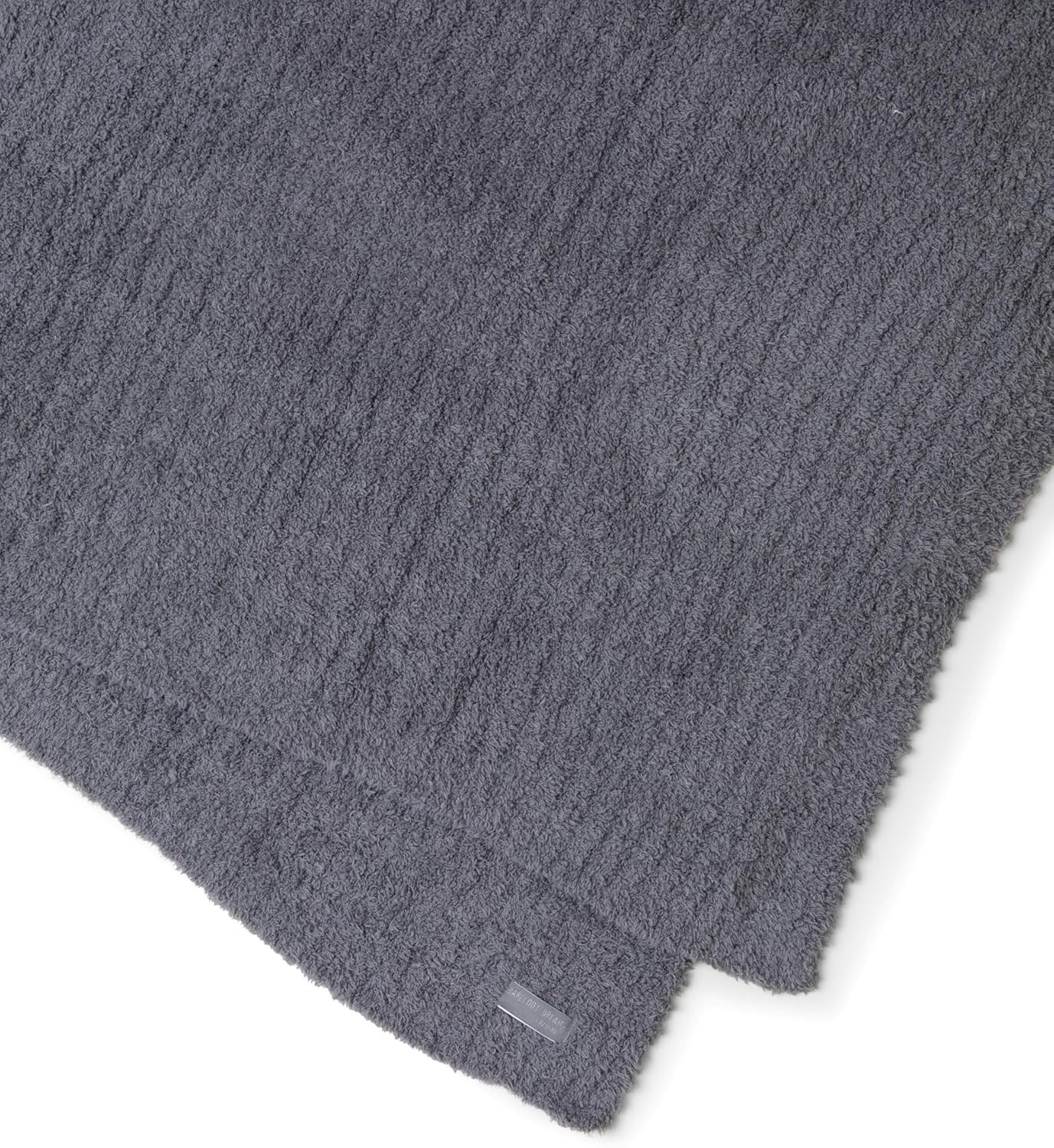 Barefoot Dreams CozyChic Ribbed Bed Ultra Soft Blanket, Graphite, King gallery