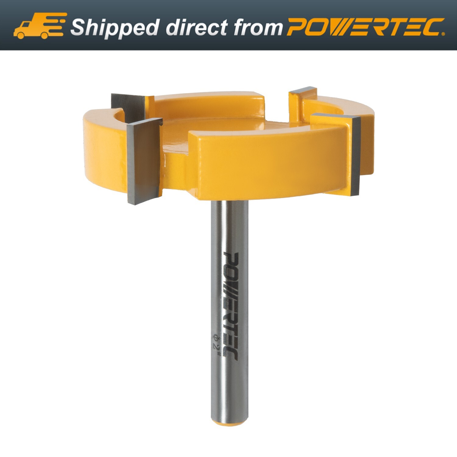 CNC Router Bit, 1/4" Shank with 2" Cutting Diameter Carbide Router Bit with ??? gallery