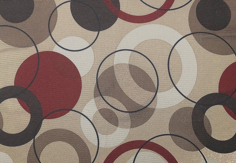 Celestial Celestial Print SemiSheer Grommet Curtain Panel, 48" x 84", Paprika gallery
