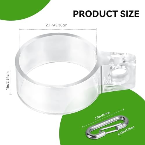 Bottom Flag Harness, Flag Pole Rings for 15 and 20 ft Ground Set Telescoping gallery