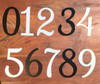 Reflective Magnetic Mailbox Numbers, 3.25 inches, Black/White gallery