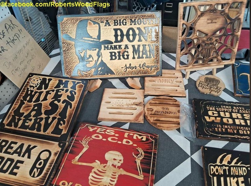 Difficult & Talks Back Engraved Wood Sign 11.25x18x.75 Inch gallery