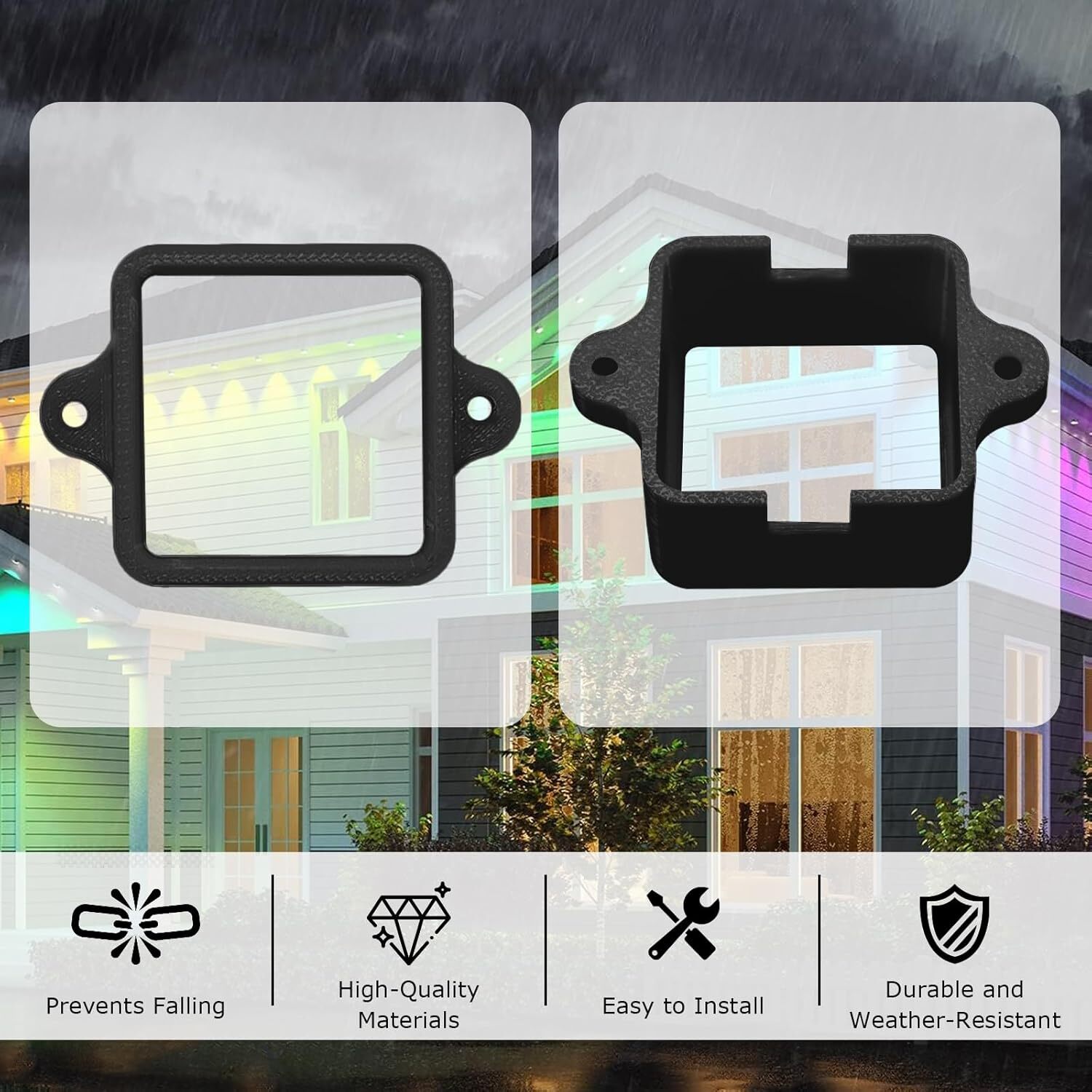 Light Clips for Govee Outdoor Lights H805 Mounting Brackets gallery