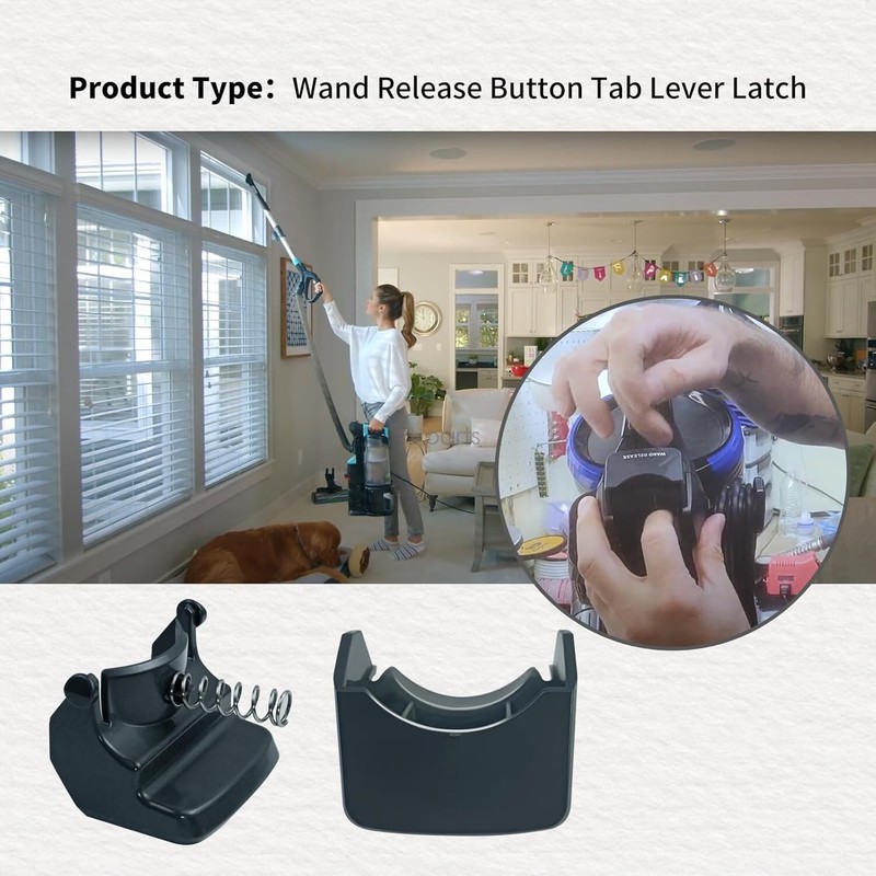 2Pack Wand Push Release Latch Lock Tab Handle For Bissell 2852 28524 2998 3059 gallery