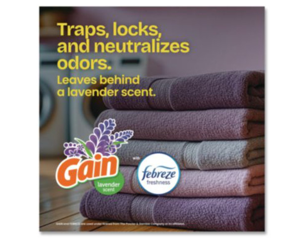 ForceFlex Tall Kitchen Drawstring Trash Bags, 13 gal, Gain Lavender with Febreze gallery