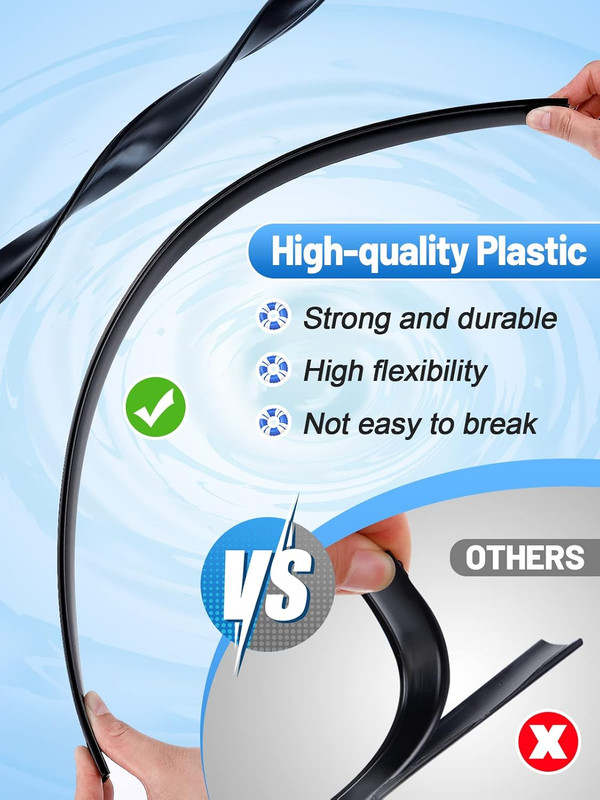 Biggun 24" Extra-Long Coping Strips for Overlap Above Ground Pool Liners - Easy gallery