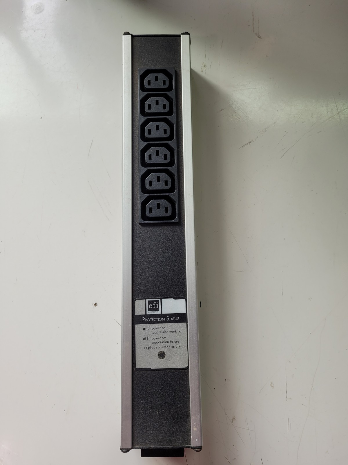 EFI Electronics IEC-220 Power Bar 6 Outlets 100-240 VAC 10 AMPS Made USA gallery