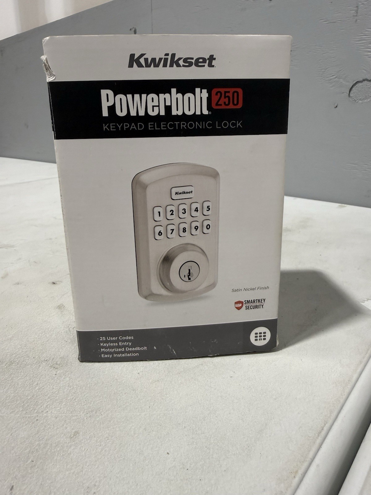 Kwikset Powerbolt 250 10-Button Keypad Satin Nickel Transitional Electronic gallery
