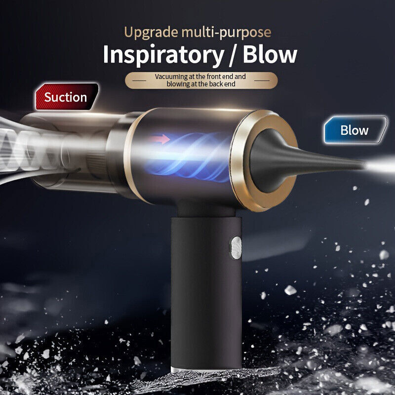 Upgrade Vacuum Car Detailing Cleaner & Air Blower Wireless Handheld Rechargeable gallery