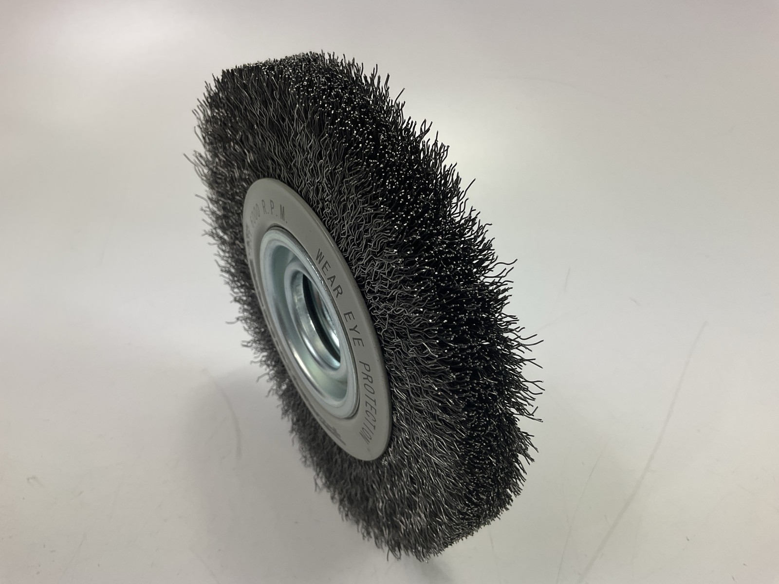 Forney 72896 Command PRO Wire Wheel, Crimped, 6 In X .014 In X 1/2 In - 5/8 In gallery