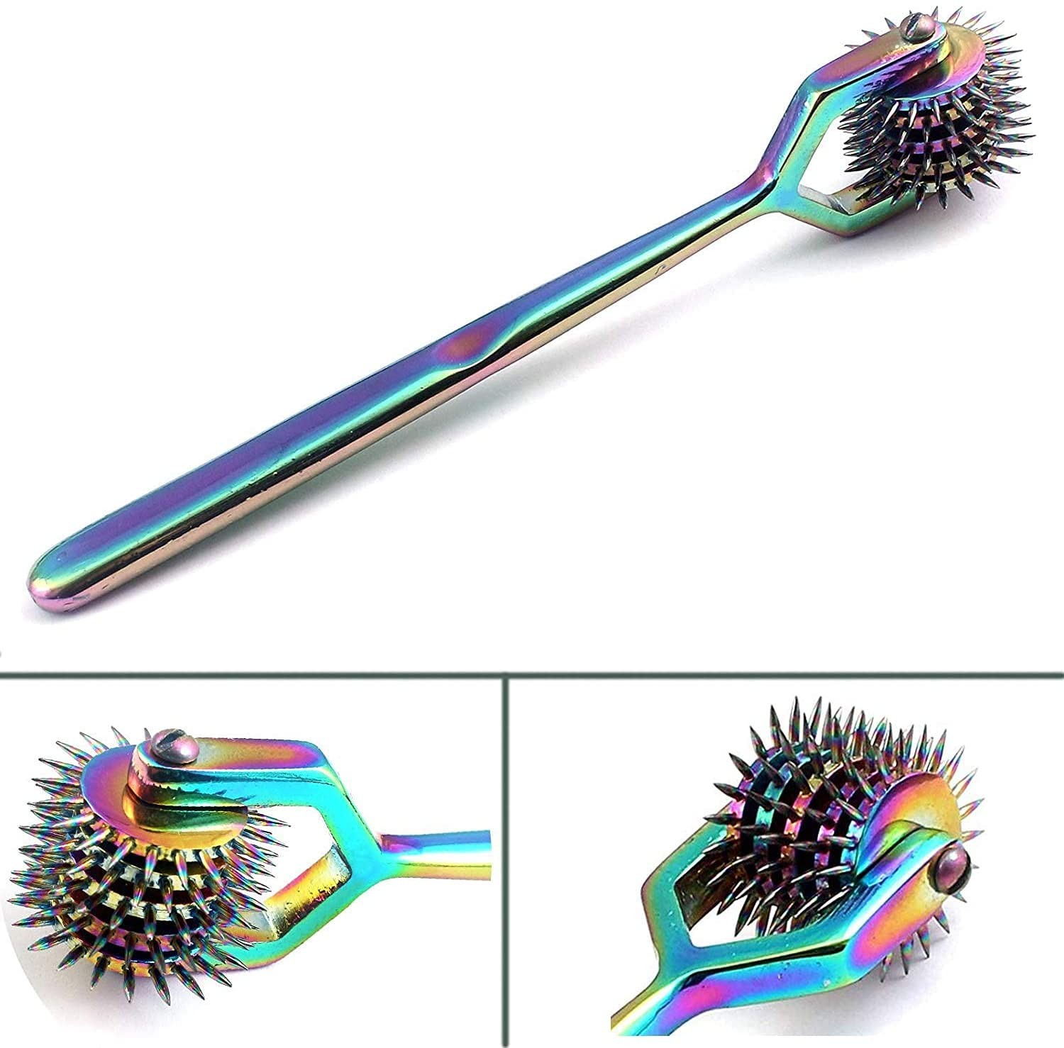Wartenberg Neuro Pinwheel Stainless Steel 5 Head 6.6 Inches, rainbow gallery
