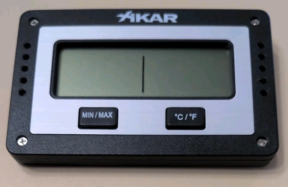Xikar PuroTemp Rectangular Digital Hygrometer, Compact / Lightweight Cigar gallery