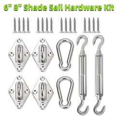 Triangle Rectangle Sun Shade Sail Stainless Steel Hardware Installation Kit Tool