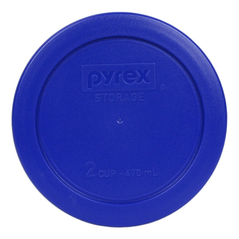 Pyrex 7200-PC 2 Cup 5" Storage Lid Cover Cadet Blue New for Glass Bowl 3pk gallery
