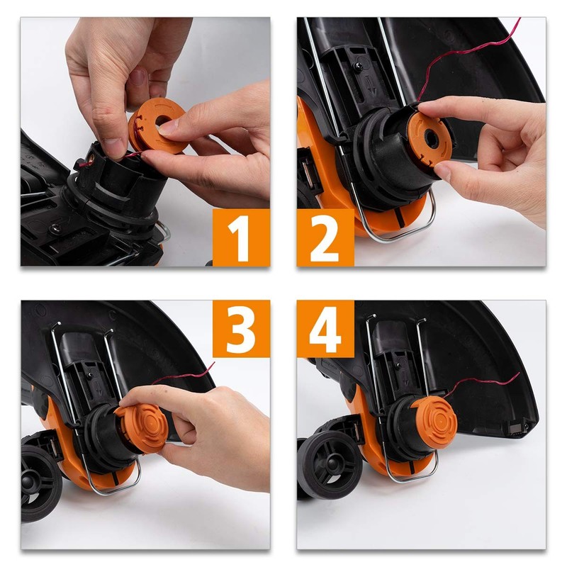 Worx WA0010 Weed Eater String Spool 6/12 Pack Pre-Wound Trimmer Line gallery