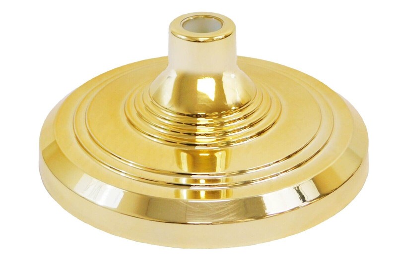 8ft Silver Indoor Flag Pole and Gold Base Kit (Ball Top) PREMIUM gallery