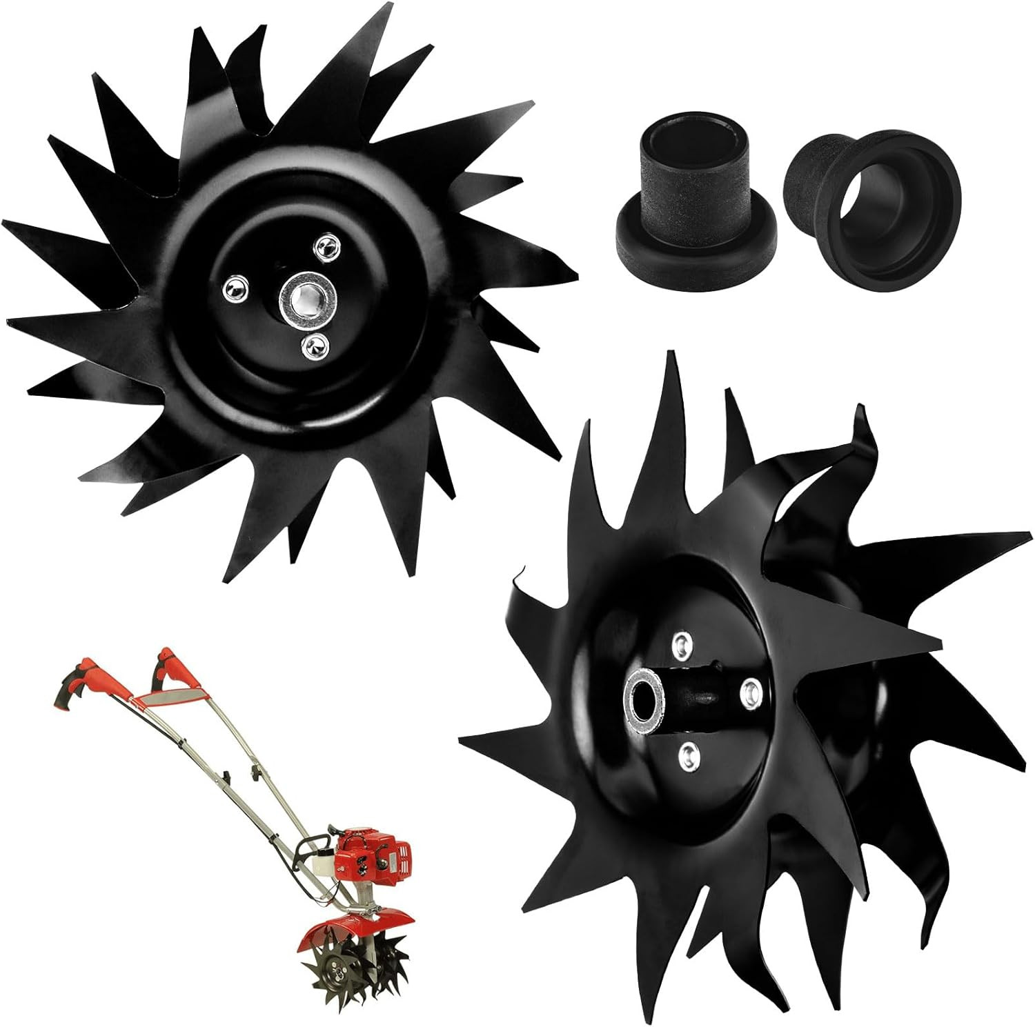 1622 Power Tiller Tines for All Mantis Tiller/Cultivators 7222, 7225, 7260, 7261 gallery
