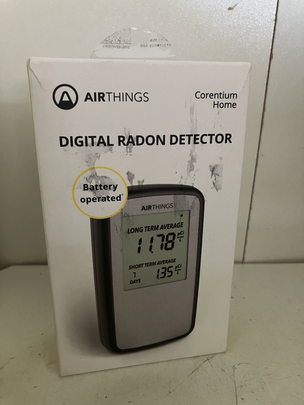 Airthings Corentium Home Radon Detector, Battery Operated - NEW gallery