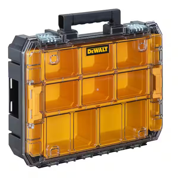 Dewalt Tstak V 7 in Stackable 9 Compartment Small Parts Tool Storage Organizer
