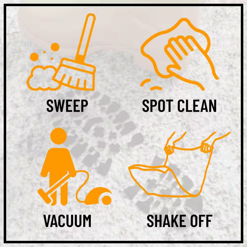 Premium Absorbent Non-Slip Rug Pad, Spill Protection and Floor Safety 3 Ft. X 26 gallery