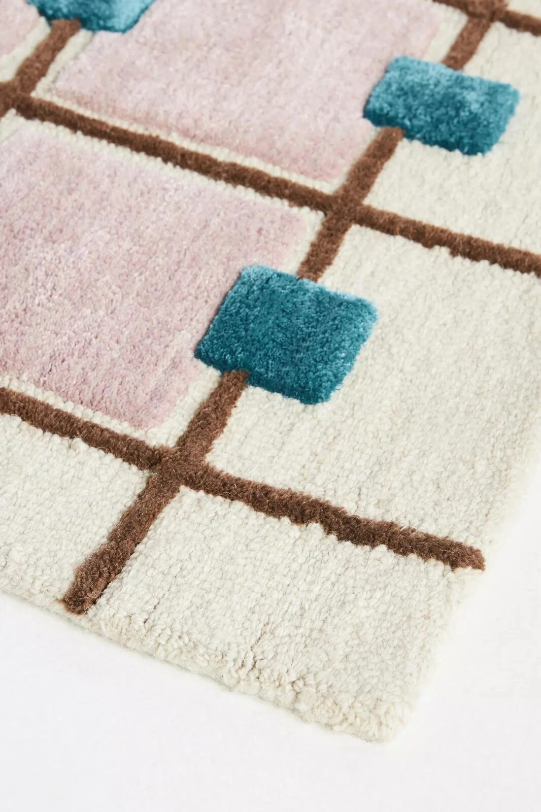 Styles Handmade Wool Silk Tufted Modern Abstract Design Area Rug & Carpet gallery