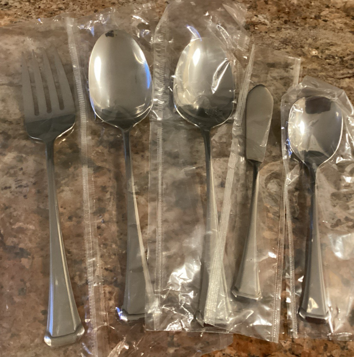 Oneida Stainless Maestro St Leger 5 Piece Serving Set Unused USA Flatware SSS gallery