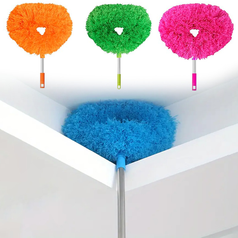 Extendable Ceiling Fan Duster, Long Reach Ring Brush for Easy Dust Cleaning gallery
