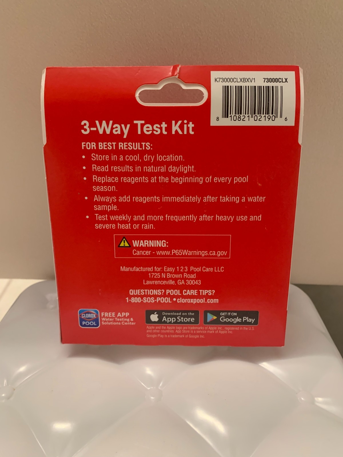 Clorox Pool & Spa 3-Way Water Test Kit for pH Chlorine Bromine SHIPS SAME DAY! gallery