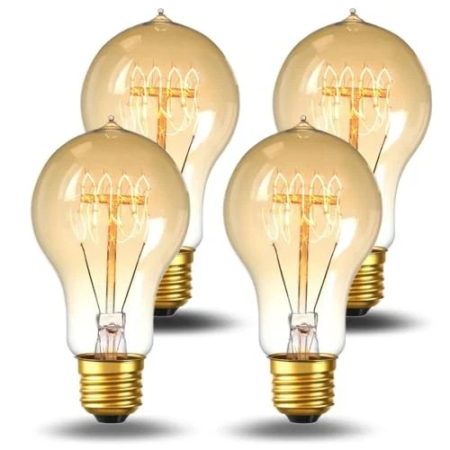 Incandescent Light Bulbs 60 Watt Dimmable Bulbs 4 4 Count (Pack of 1) A19 gallery