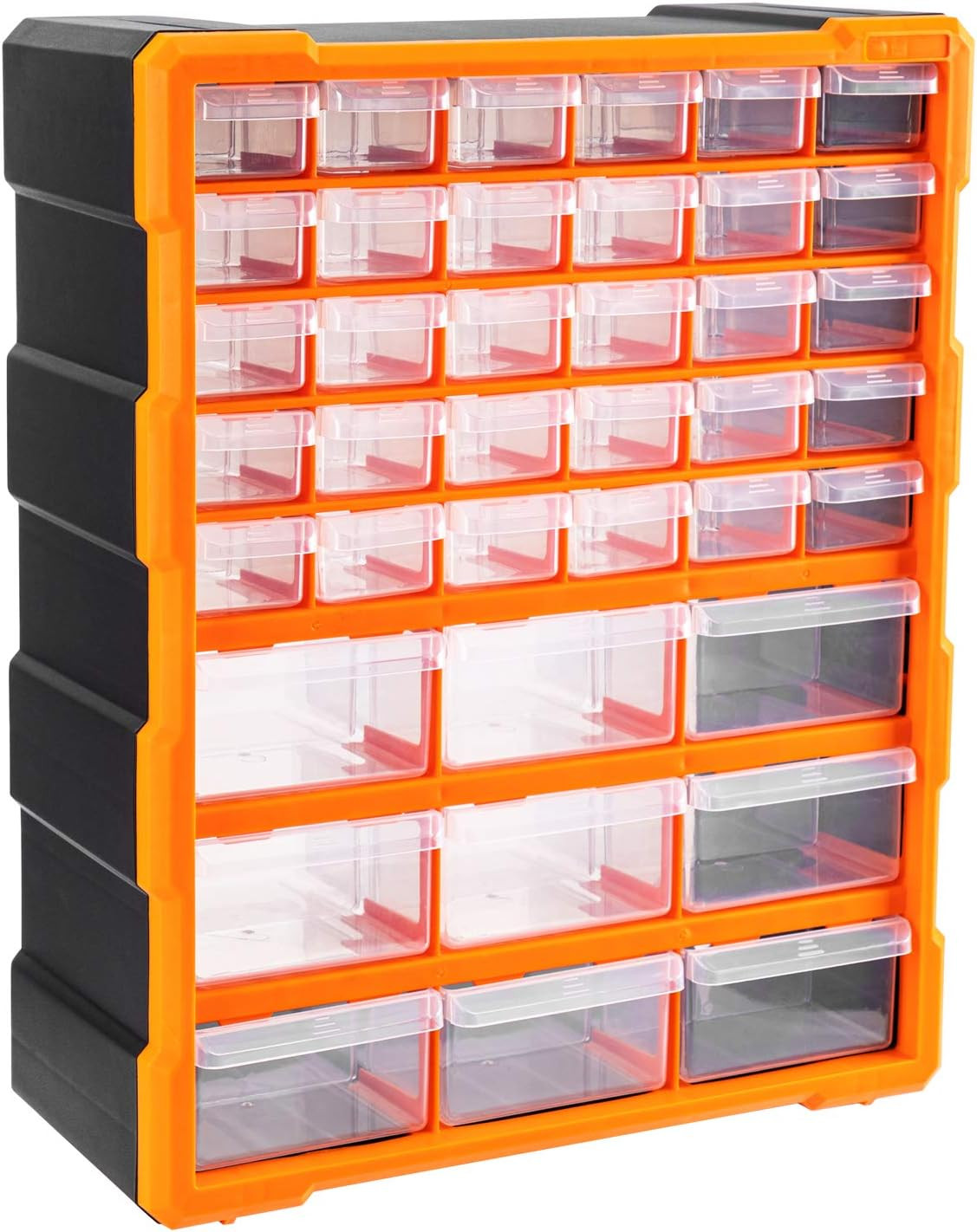 Wall Mount Hardware and Craft Storage Cabinet Organizer with 39 Drawers, Plastic gallery