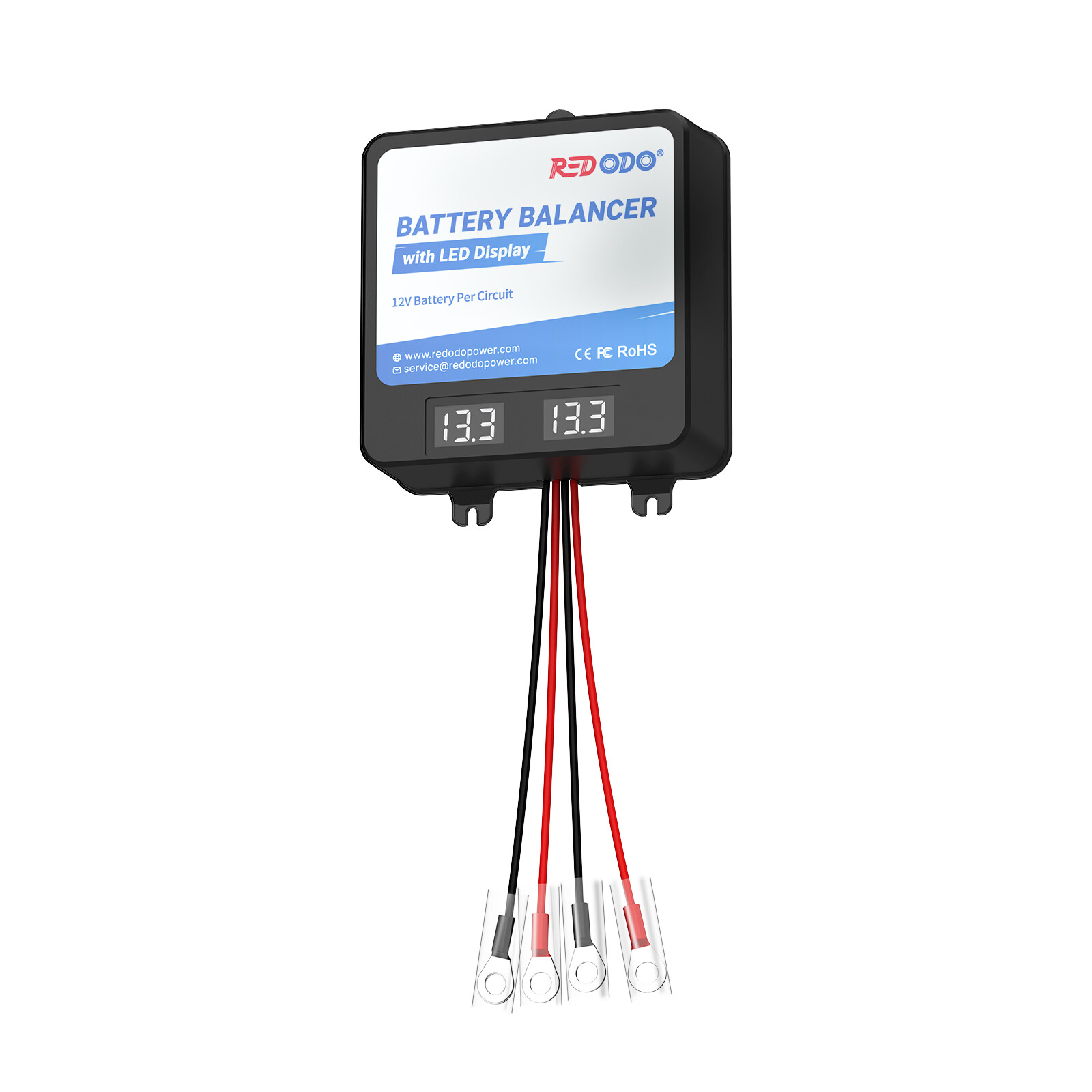 Redodo 24V(2*12V) Battery Balancer with LED Display LiFePO4 For Home RV Solar gallery