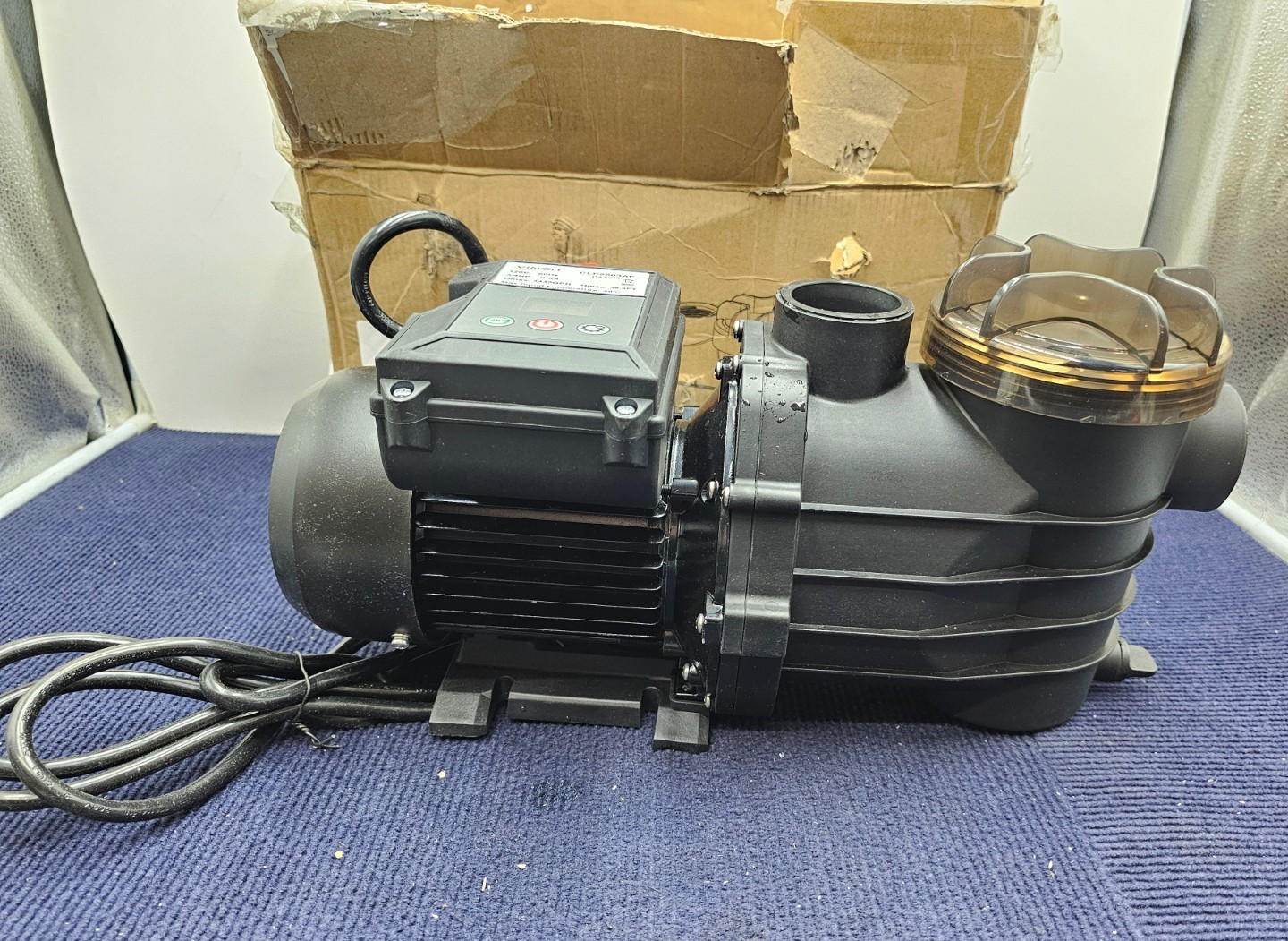 VINGLI CLP5503AF: 14" Sand Filter Pump Only, 120V 60Hz 3/4HP IPX5 Black gallery