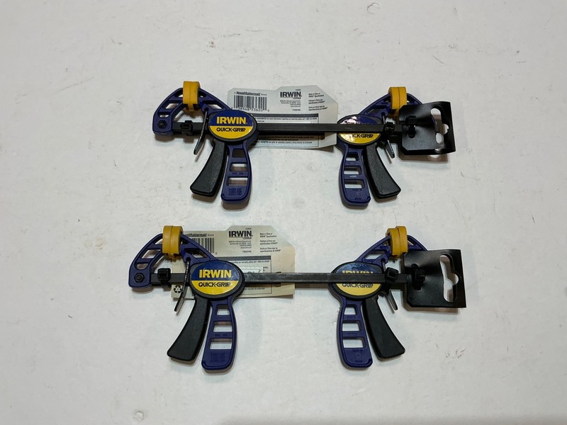 NOS Irwin MICRO Quick-Grip Bar Clamp (4-1/4") And Spreader (8") 53006 2 pks of 2 gallery