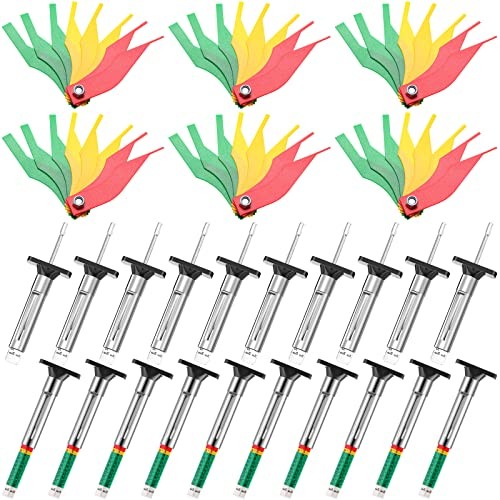 Tire Tread Depth Gauge Brake Lining Gauge Set Color Coded Tire Brake Lining 30 gallery