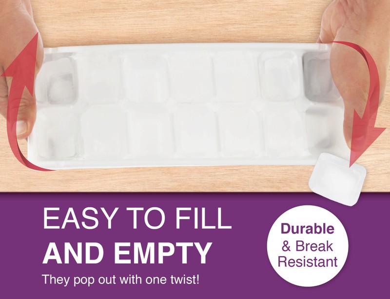 Arrow Ice Cube Trays, 3pk - Easy Release Large Ice Cube Trays for any Drink gallery
