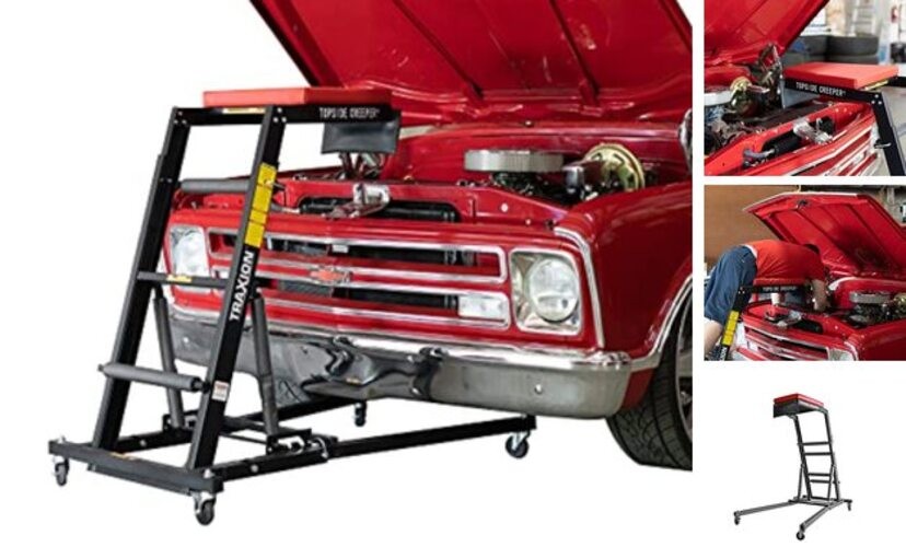 3-100 Foldable Topside Automotive Engine Creeper Standard Packaging