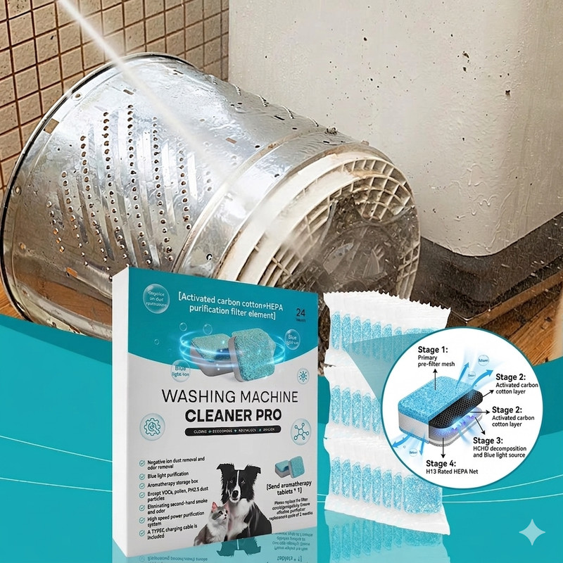 Uproot Clean Washing Machine Cleaner Tablets - 12 Pack for a 12 Month Supply. Fo gallery