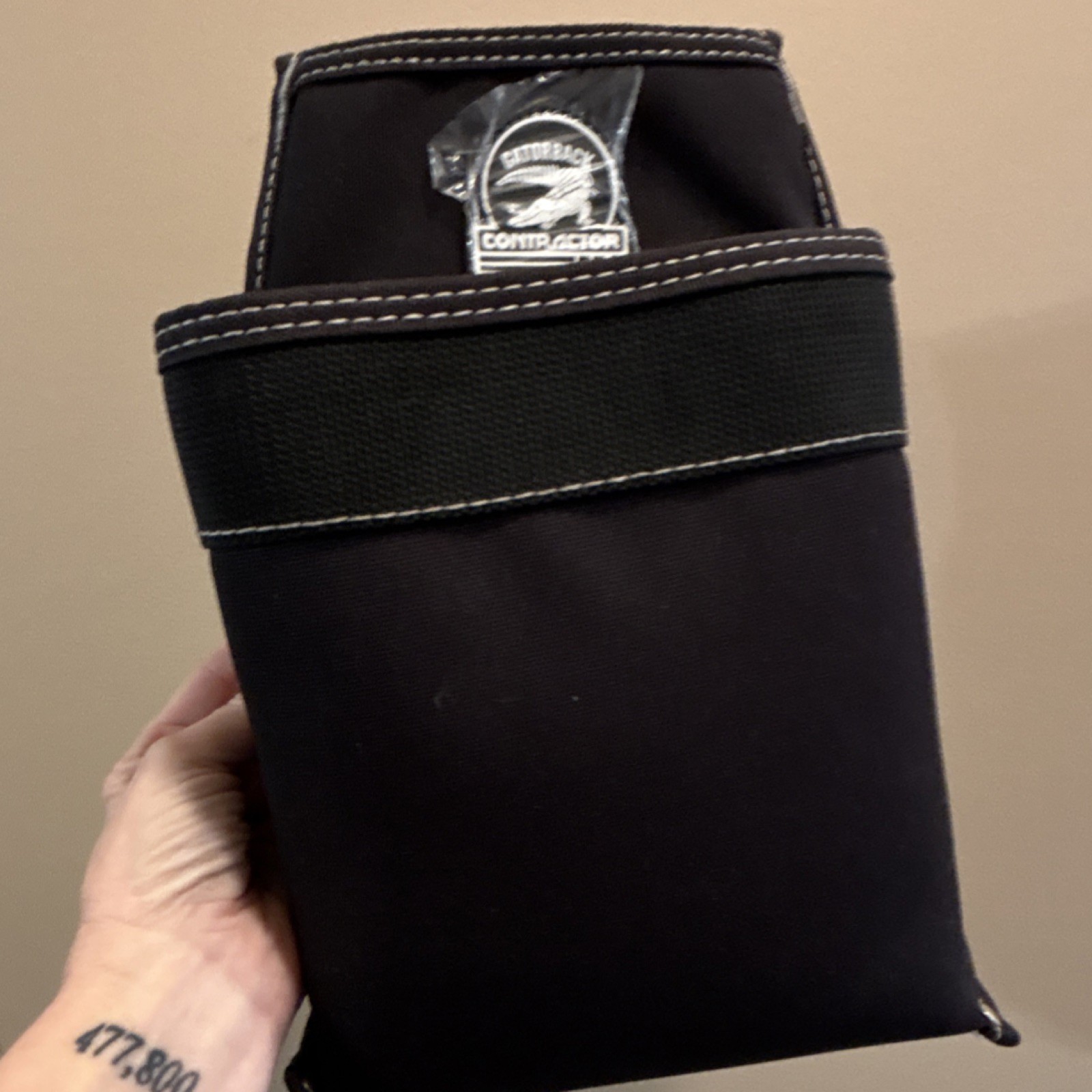 Gatorback Contractor Tool Pouch Black Fabric Single Item Durable Work Organizer gallery