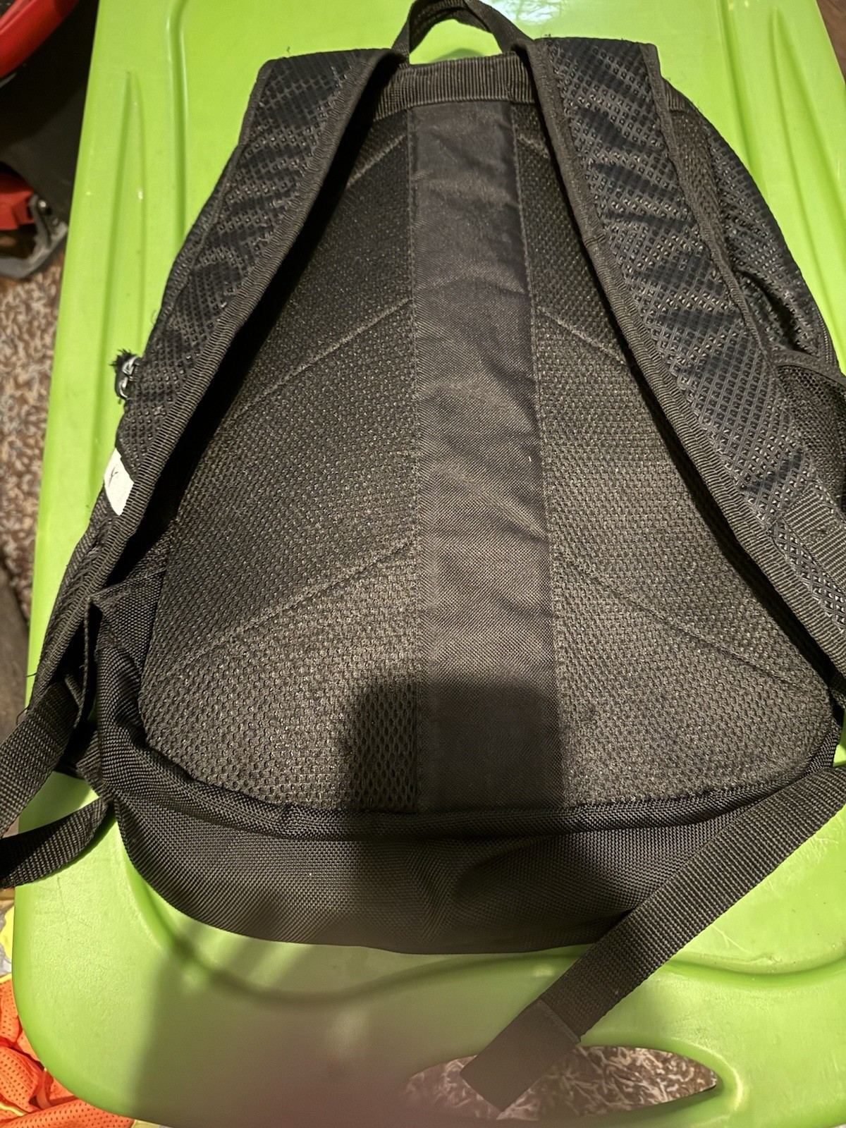 PUMA Black Hiking Backpack 4 Pockets Zipper Adjustable Straps Polyester 2