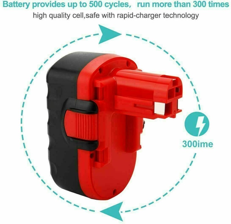 18V For Bosch BAT025 BAT180 BAT189 BAT026 BAT160 18Volt NiMh Battery 4600mAh gallery