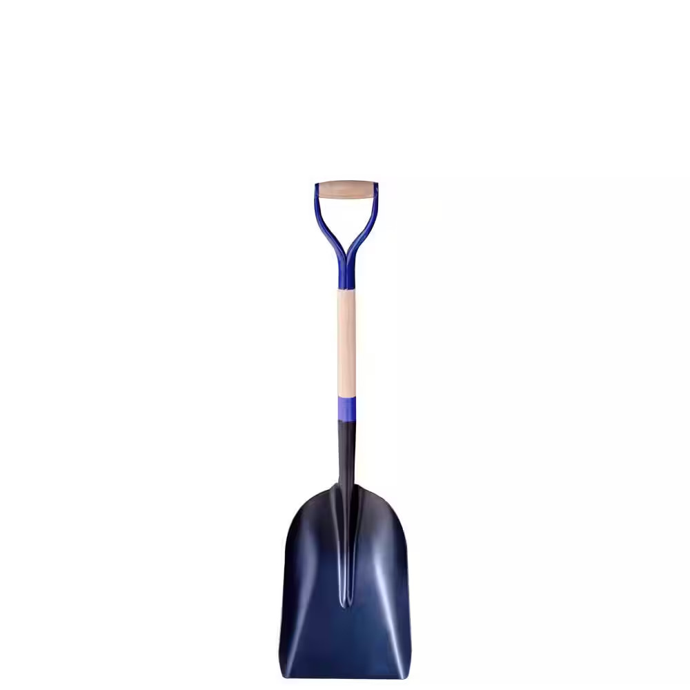 34 In. Wood D-Grip Handle General Purpose Steel Scoop Shovel gallery