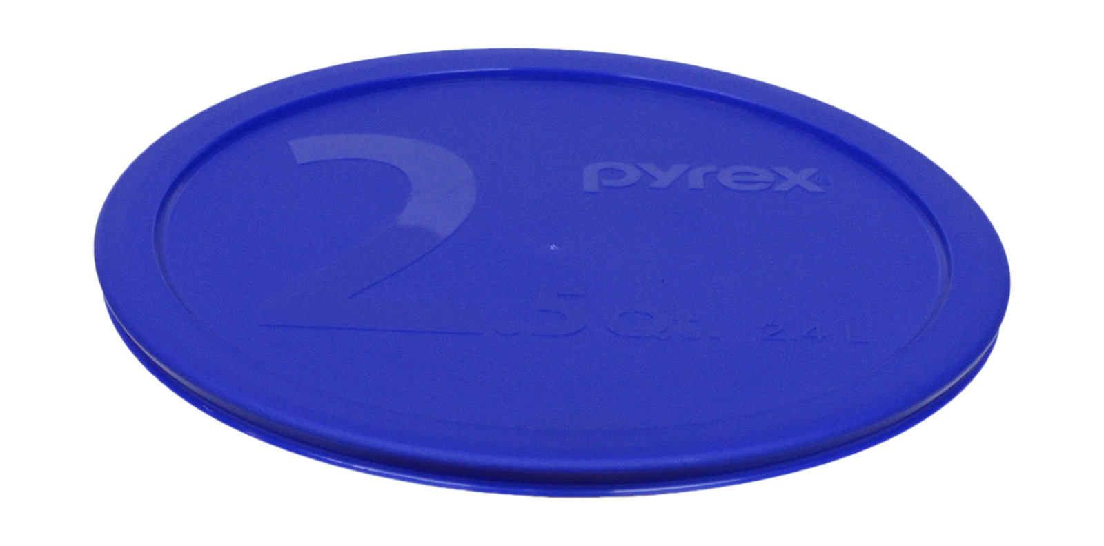 Pyrex 325-PC 2.5Qt 2.4L 10in Round Blue Storage Lid Cover for Mixing Bowl gallery