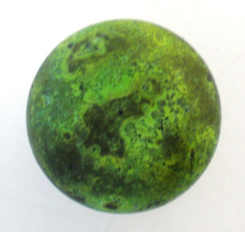 GORGEOUS SMALL BRASS PATINA KNOBS HANDLES PULLS DESIGNER B-5 gallery