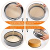 Silicone Baking Mat for Springform Pan 10 inch, Prevent 10 inch set, Gray gallery